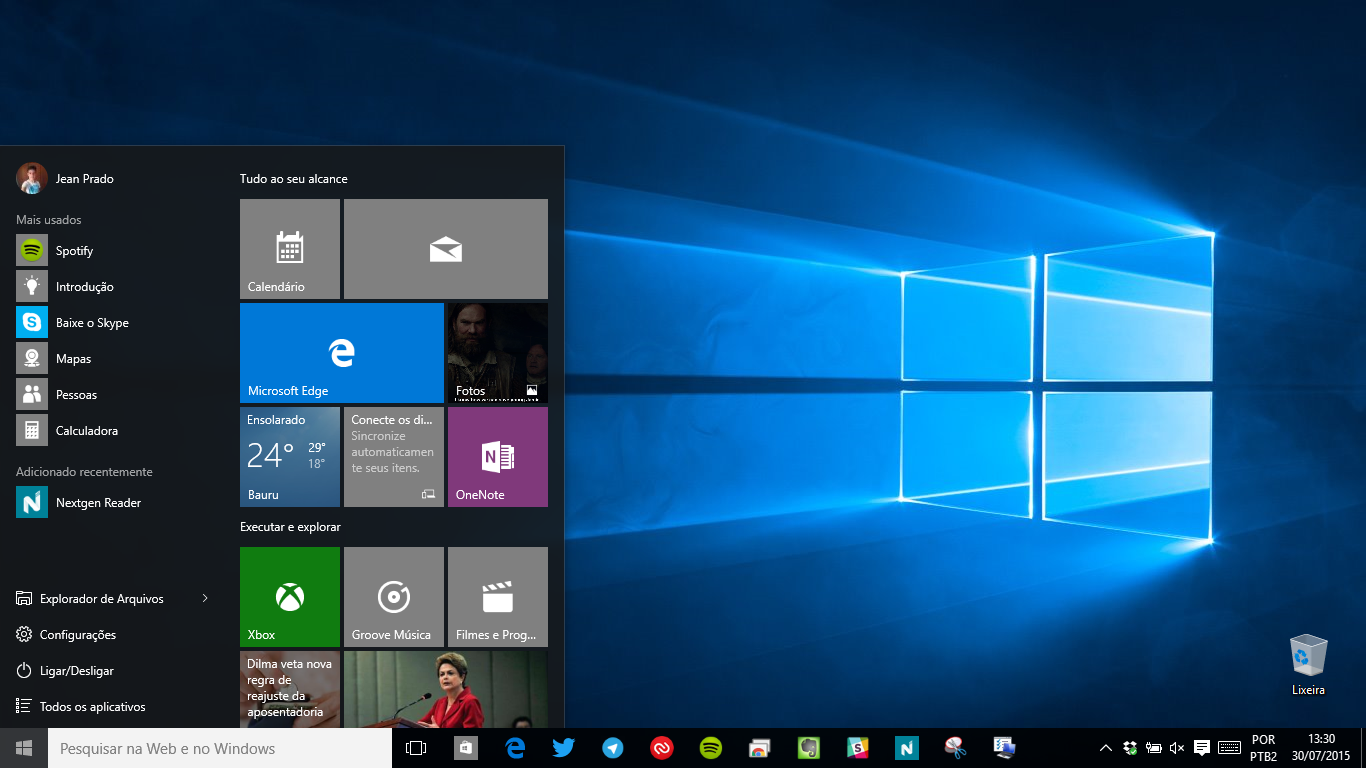 Windows 10 Desktop