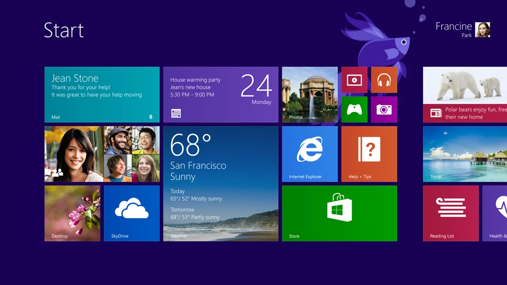 Windows 8 Start Screen
